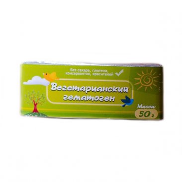 Фото Гематоген вегетарианский 50г (1 шт.)