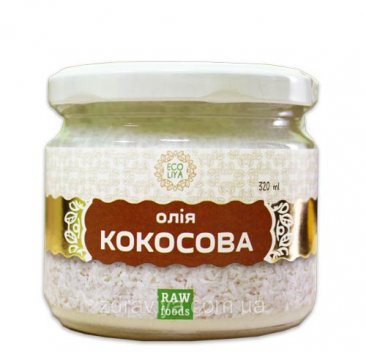 Фото Масло кокосовое первого холодного отжима (300 мл)